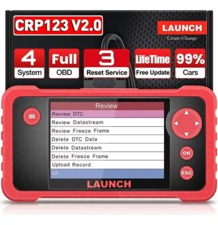 Scanner Automotriz - Launch Creader CRP123 (Motor / Caja / ABS / SRS)