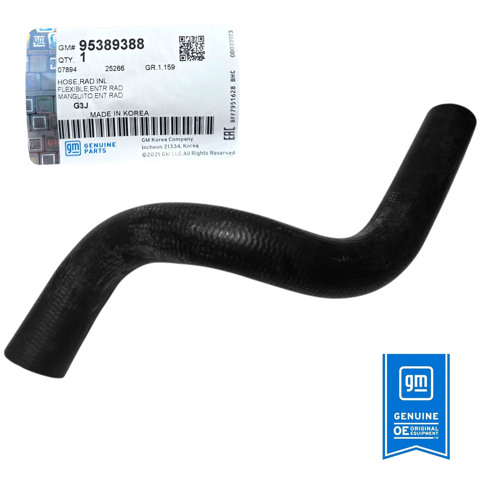 1027809502_DRV_0 Manguera Superior De Radiador Chevrolet Cruze 1.8 - Imagen 1