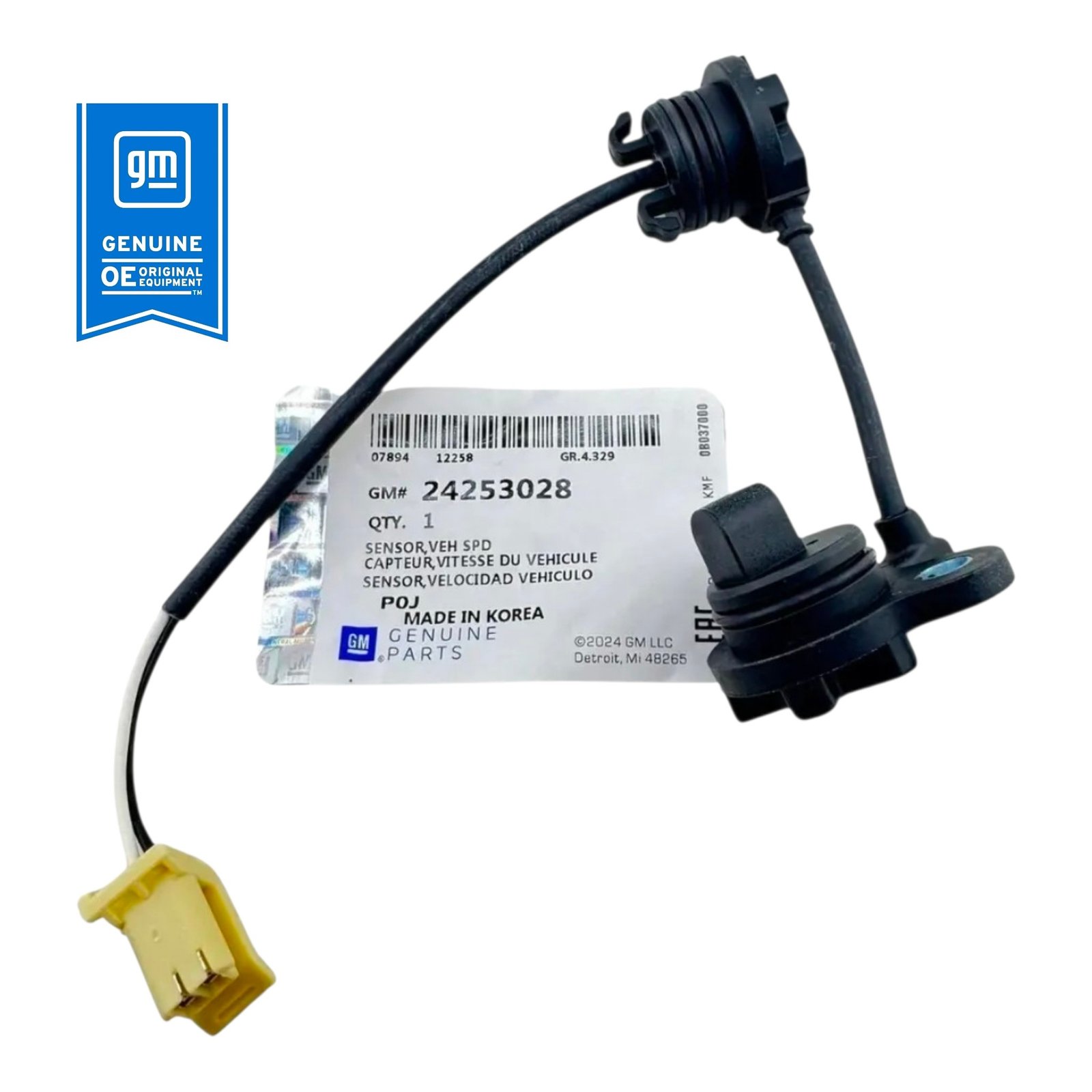 1027863104_DRV_0 Sensor De Velocidad De Entrada De Caja Chevrolet Cruze / Orlando - Imagen 1